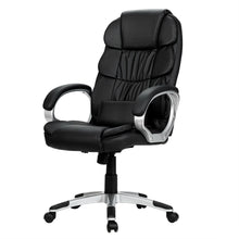 Load image into Gallery viewer, Gymax Ergonomic Office Task Chair High Back Leather Swivel w/ Lumbar Support