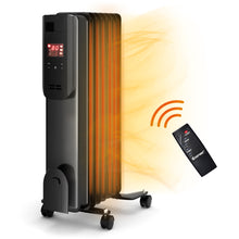 Load image into Gallery viewer, Gymax 1500W Oil Filled Radiator Heater Portable Space Heater w/ Remote Control
