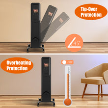 Load image into Gallery viewer, Gymax 1500W Oil Filled Radiator Heater Portable Space Heater w/ Remote Control