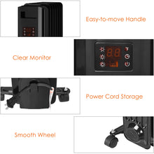 Load image into Gallery viewer, Gymax 1500W Oil Filled Radiator Heater Portable Space Heater w/ Remote Control