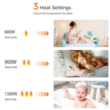 Load image into Gallery viewer, Gymax 1500W Oil Filled Radiator Heater Portable Space Heater Home Office