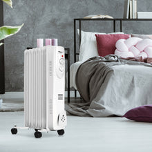 Load image into Gallery viewer, Gymax 1500W Oil Filled Radiator Space Heater w/ Overheat & Tip-Over Protection