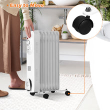 Load image into Gallery viewer, Gymax 1500W Oil Filled Radiator Space Heater w/ Overheat & Tip-Over Protection