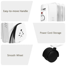 Load image into Gallery viewer, Gymax 1500W Oil Filled Radiator Space Heater w/ Overheat & Tip-Over Protection
