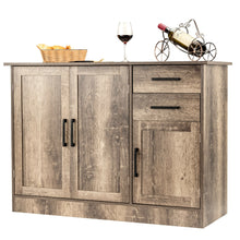 Load image into Gallery viewer, Gymax Buffet Storage Cabinet Console Table Kitchen Sideboard Drawer Natural