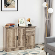 Load image into Gallery viewer, Gymax Buffet Storage Cabinet Console Table Kitchen Sideboard Drawer Natural