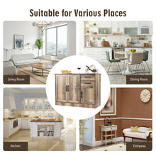 Load image into Gallery viewer, Gymax Buffet Storage Cabinet Console Table Kitchen Sideboard Drawer Natural