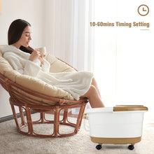 Load image into Gallery viewer, Gymax Foot Spa Bath Massager w/ Heating Oxygen Bubbles 6 Massage Rollers