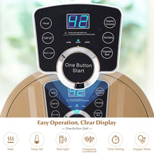 Load image into Gallery viewer, Gymax Foot Spa Bath Massager w/ Heating Oxygen Bubbles 6 Massage Rollers