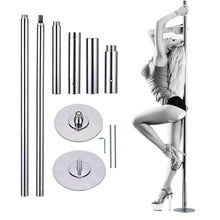 Load image into Gallery viewer, Gymax Professional Stripper Pole 45mm Portable Adjustable Spinning Dance Pole