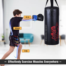 Load image into Gallery viewer, Gymax Kid's Boxing Suit Exercise Boxing Set w/ Sandbag Gloves Hook & Jump Rope