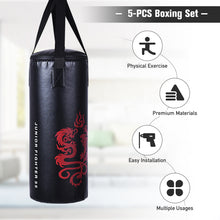 Load image into Gallery viewer, Gymax Kid's Boxing Suit Exercise Boxing Set w/ Sandbag Gloves Hook & Jump Rope