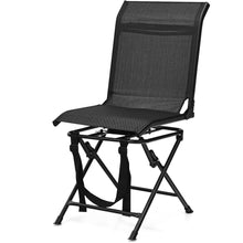 Load image into Gallery viewer, Gymax Folding 360¡ã Silent Swivel Hunting Chair Blind Chair All-weather Outdoor