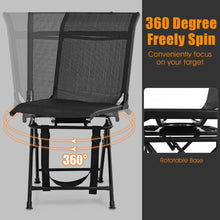 Load image into Gallery viewer, Gymax Folding 360¡ã Silent Swivel Hunting Chair Blind Chair All-weather Outdoor