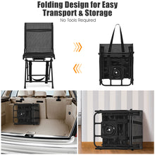 Load image into Gallery viewer, Gymax Folding 360¡ã Silent Swivel Hunting Chair Blind Chair All-weather Outdoor