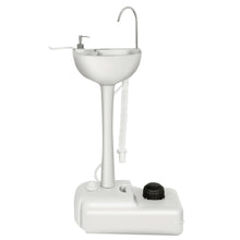 Load image into Gallery viewer, Gymax Portable Wash Sink Camping Sink Wash Basin Stand w/ Wheels & Foot Pump