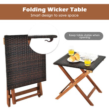 Load image into Gallery viewer, Gymax 3PCS Outdoor Chaise Lounge Set Patio Yard w/ Side Table Adjustable Backrest