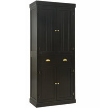 Load image into Gallery viewer, Gymax Kitchen Cabinet Pantry Cupboard Freestanding w/Shelves Espresso