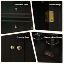 Load image into Gallery viewer, Gymax Kitchen Cabinet Pantry Cupboard Freestanding w/Shelves Espresso
