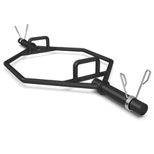 Load image into Gallery viewer, Gymax 56'' Olympic Hexagon Deadlift Bar Trap Bar W/ Folding Grips Powerlifting
