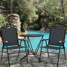 Load image into Gallery viewer, Gymax Set of 4 Folding Patio Chair Portable Sling Chair Yard Garden Outdoor
