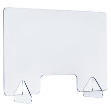 Load image into Gallery viewer, Gymax 24'' x 16'' Protective Plexiglass Sneeze Guard Acrylic Shield for Counter