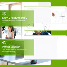Load image into Gallery viewer, Gymax 24'' x 16'' Protective Plexiglass Sneeze Guard Acrylic Shield for Counter