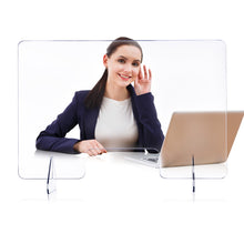 Load image into Gallery viewer, Gymax 24'' x 16'' Protective Plexiglass Sneeze Guard Acrylic Shield for Counter