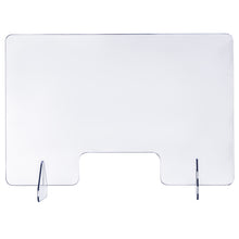 Load image into Gallery viewer, Gymax 24'' x 16'' Protective Plexiglass Sneeze Guard Acrylic Shield for Counter