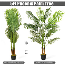 Load image into Gallery viewer, Gymax 5Ft Artificial Phoenix Palm Tree Plant for Indoor Home Office Decoration