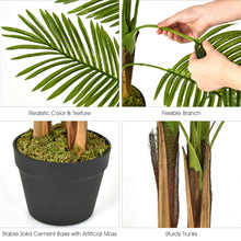 Load image into Gallery viewer, Gymax 5Ft Artificial Phoenix Palm Tree Plant for Indoor Home Office Decoration