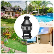 Load image into Gallery viewer, Gymax Patio Fire Pit Chimenea Fireplace Wood Burning Heater Garden Backyard