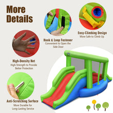 Load image into Gallery viewer, Gymax Inflatable Snail Bounce House Dual Slide Basketball Game Without Blower