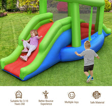 Load image into Gallery viewer, Gymax Inflatable Snail Bounce House Dual Slide Basketball Game W/ 480W Blower
