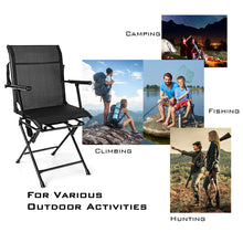 Load image into Gallery viewer, Gymax Folding Hunting Chair Portable Camping Hunting w/ 360¡ã Swivel Steel Frame