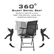 Load image into Gallery viewer, Gymax Folding Hunting Chair Portable Camping Hunting w/ 360¡ã Swivel Steel Frame