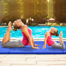 Load image into Gallery viewer, Gymax Foldable Gymnastics Exercise Mat Tumbling Pad 4' x 8' w/ Carrying Handles