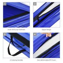 Load image into Gallery viewer, Gymax Foldable Gymnastics Exercise Mat Tumbling Pad 4' x 8' w/ Carrying Handles