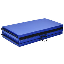 Load image into Gallery viewer, Gymax Foldable Gymnastics Exercise Mat Tumbling Pad 4' x 8' w/ Carrying Handles