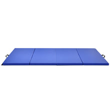 Load image into Gallery viewer, Gymax Foldable Gymnastics Exercise Mat Tumbling Pad 4' x 8' w/ Carrying Handles