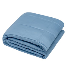 Load image into Gallery viewer, Gymax 20 lbs 60'' x 80'' Weighted Blanket w/ Bamboo Fabric Cover Blue/Green/Pink