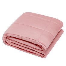 Load image into Gallery viewer, Gymax 20 lbs 60'' x 80'' Weighted Blanket w/ Bamboo Fabric Cover Blue/Green/Pink