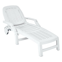 Load image into Gallery viewer, Gymax Patio Adjustable Chaise Lounge Chair Folding Sun Lounger Recliner w/ Wheels