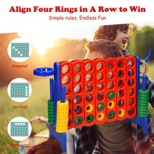 Load image into Gallery viewer, Gymax 2.5Ft 4-to-Score Giant Game Set Basketball Hoop Ring Game Outdoor Indoor