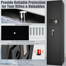 Load image into Gallery viewer, Gymax Large Rifle Safe Quick Access 5-Gun Storage Cabinet w/ Pistol Lock Box