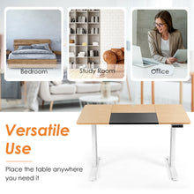 Load image into Gallery viewer, Gymax Electric 55''x28'' Standing Desk Sit Stand Height Adjustable Splice Board