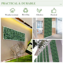 Load image into Gallery viewer, Gymax 12PCS 20x20inch Artificial Ficus Hedge Plant Privacy Fence Hedge Panels