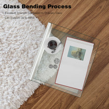 Load image into Gallery viewer, Gymax Tempered Glass End Table Transparent Sofa Side Accent Table Living Room