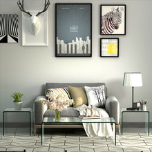 Load image into Gallery viewer, Gymax Tempered Glass End Table Transparent Sofa Side Accent Table Living Room