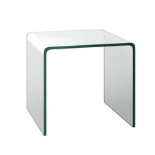 Load image into Gallery viewer, Gymax Tempered Glass End Table Transparent Sofa Side Accent Table Living Room